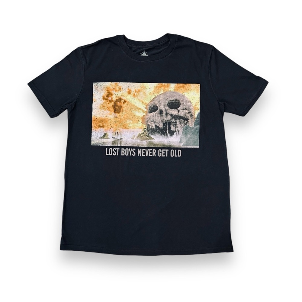 Peter Pan Lost Boys Skull Rock Disney Shirt Men’s Medium